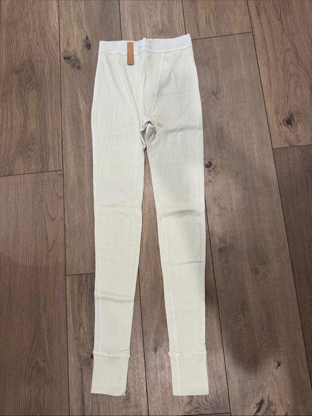 NWT Skims Bone Cotton Rib Legging XS